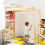 Wooden Climbing Ladder Set for Kids