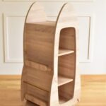 Rocket Bookcase and Toys Organizer