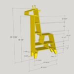 Wooden Giraffe Bookshelf
