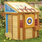 5-in-1 Game House Wooden Playhouse