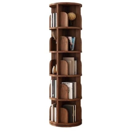 Rotating Multi-Tier Bookshelf