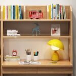 Kids Writing Study Desk with Bookshelf & Storage