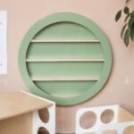 Wall-Mounted Circular Shelf