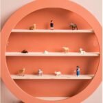 Wall-Mounted Circular Shelf