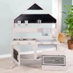 Outdoor play kitchen