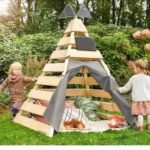 Wooden Tent house for kids