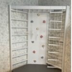 Wooden climbing rock for kids