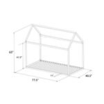 Skyler Metal Montessori House Bed