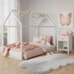 Skyler Metal Montessori House Bed