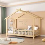 Andry Solid Wood Canopy Bed Kids Bed