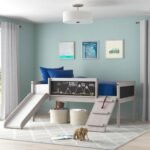 Twin Solid Wood Platform Loft Bed for Kids