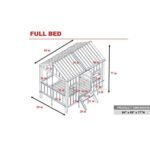 Full Canopy Standard Bed