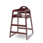 wooden baby high chair