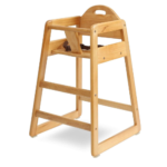 wooden baby high chair
