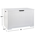 Wood Storage Bench Toy Chest,
