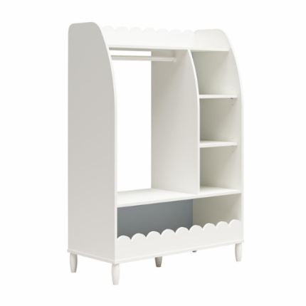 Cloud Kids Storage and Clothing Rack with Toy Organizer and Shelves