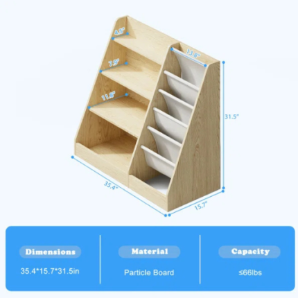 Kids Standard Bookcase, Stor Kids Standard Bookcase, Storage Book Rack, Organizer Cabinet, Book Displayage Book Rack, Organizer Cabinet, Book Display
