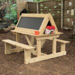 Outdoor Wooden Seated Easel